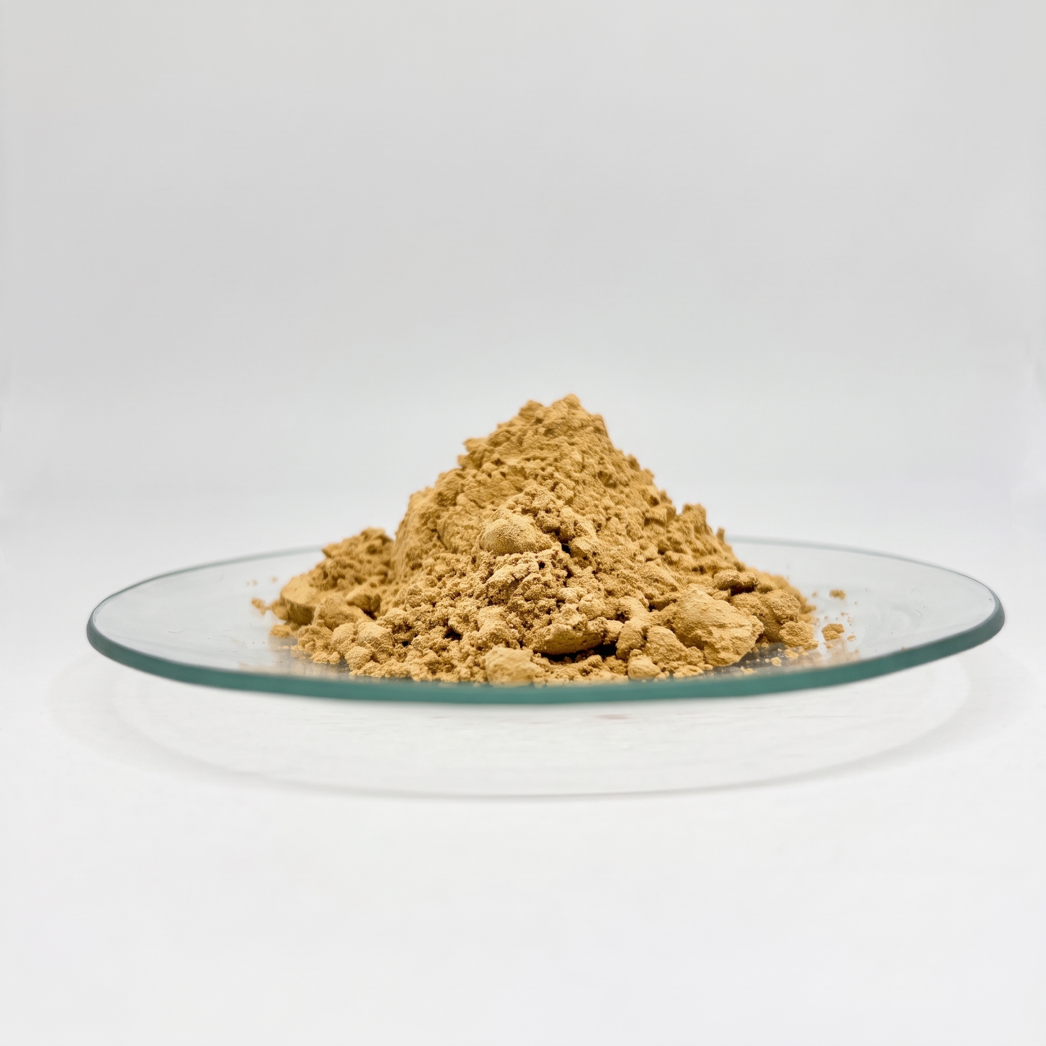 Brownish-tan fine powder